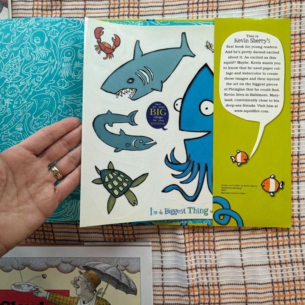Kids Books set of 3 Bathtub Clings Otis Meatballs Ocean - Picture 5 of 8